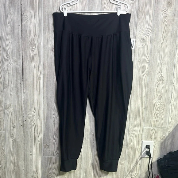 Women’s High-Waisted PowerSoft Joggers Black NWT Size XXL - Picture 1 of 5